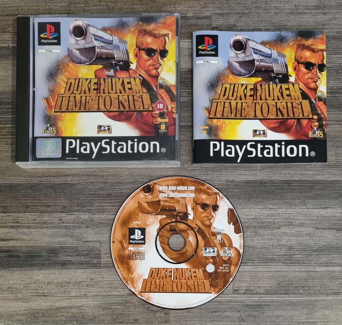 Duke Nukem Time to Kill for PS1 - Complete