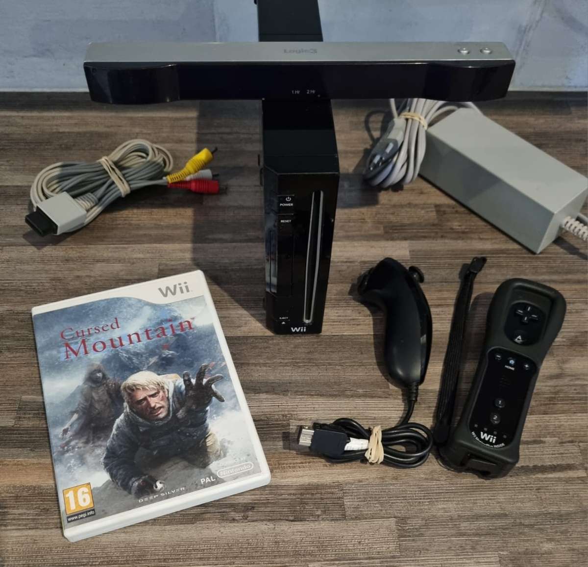 Nintendo Wii + Cursed Mountain Console Bundle