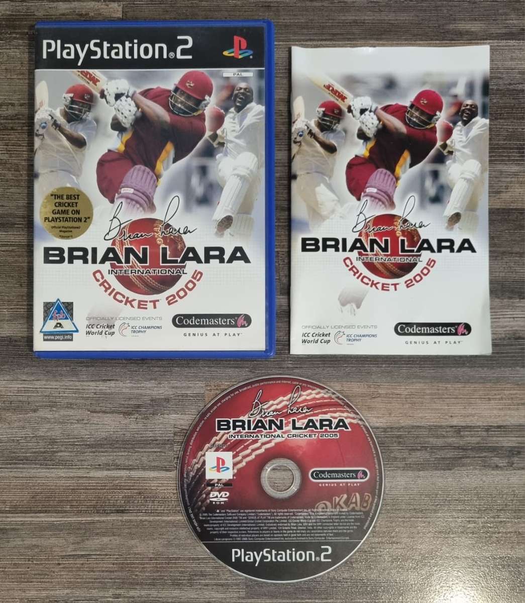 Brian Lara Cricket 2005 for PS2 - Complete