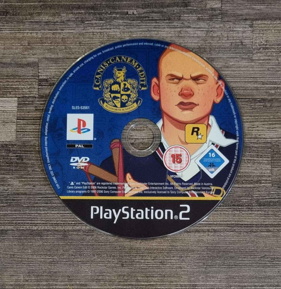 Canis Canem Edit for PS2 - Disc Only