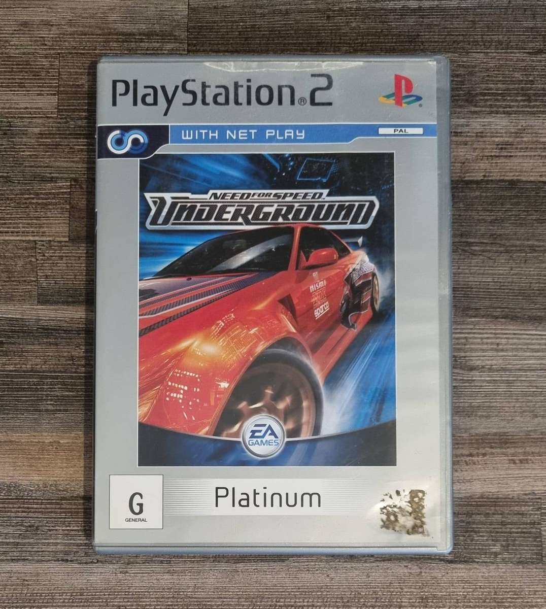 Need for Speed Underground for PS2 - Scratched