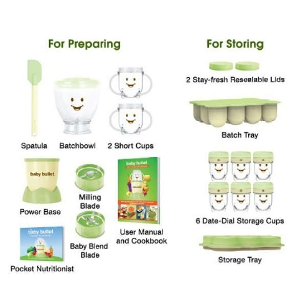 Baby Bullet - Nutrition & Food blender(20 Piece Set) **Unboxed Deal**