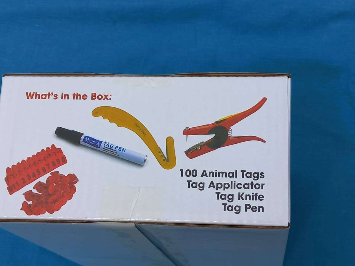 Pleysier Sheep Ear Tag Kit - Numbered 001-100