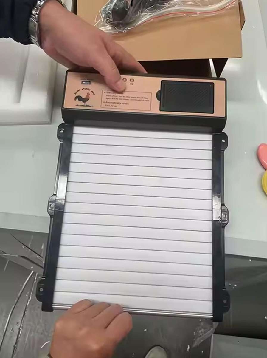 Chicken Coop Door-Solar and or Battery Operated