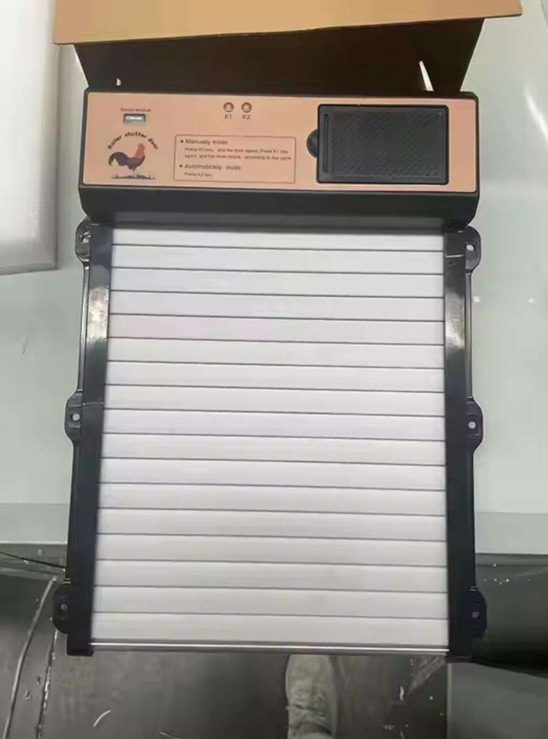 Chicken Coop Door-Solar and or Battery Operated