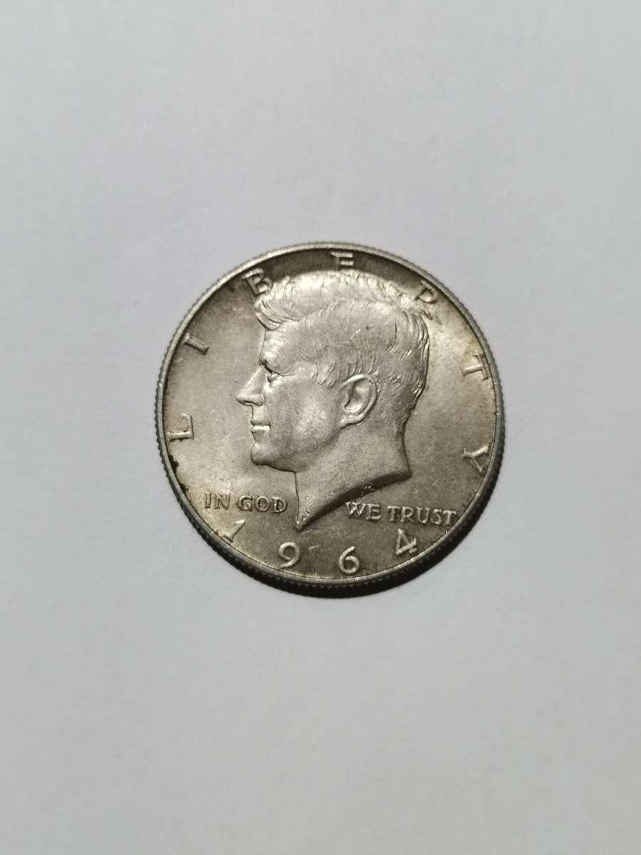 USA KENNEDY LIBERTY SILVER 900 HALF DOLLAR