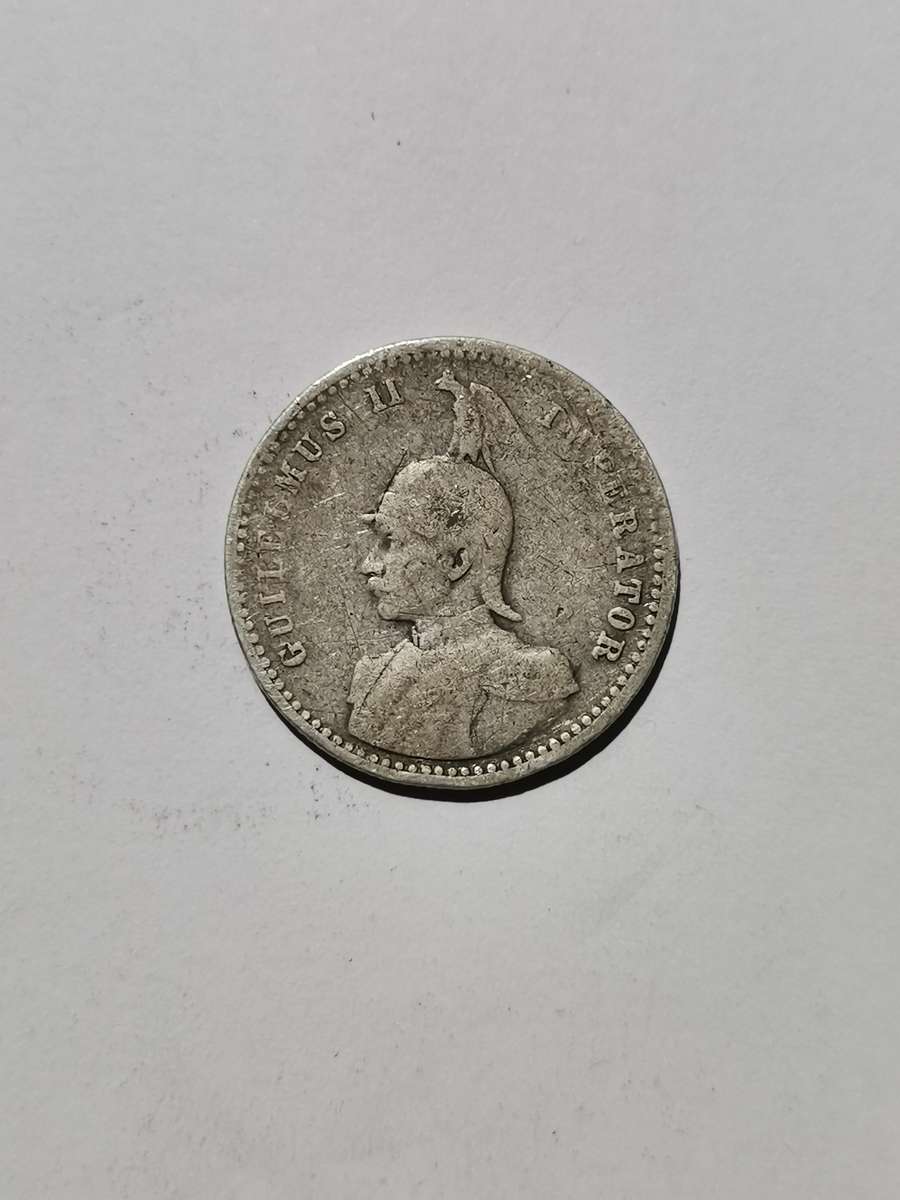 1901 SILVER 1/4 RUPEE DEUTSCH OST-AFRIKANISCHE GESELLSHAFT. SCARCE COIN.