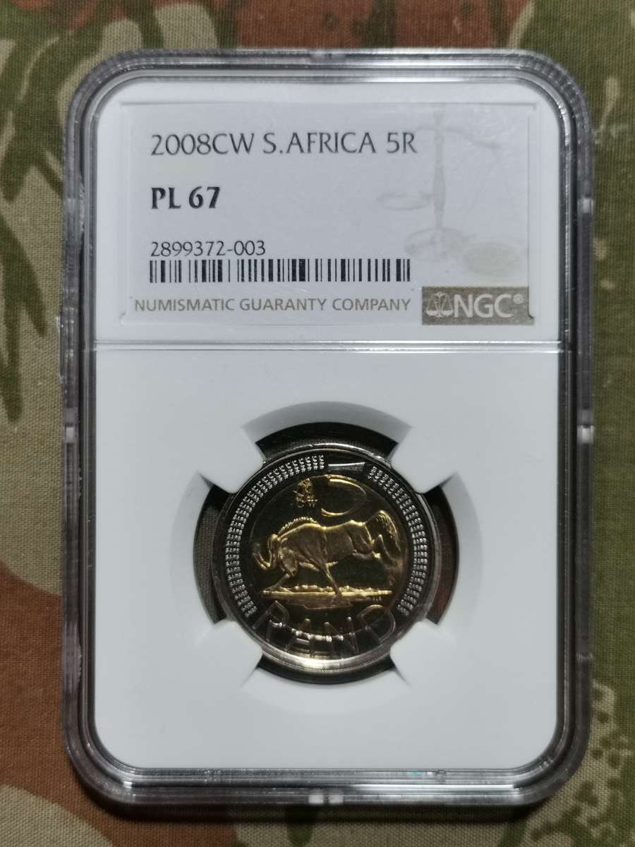 2008 COIN WORLD OOM PAUL MINT MARK. R5. NGC PL67.