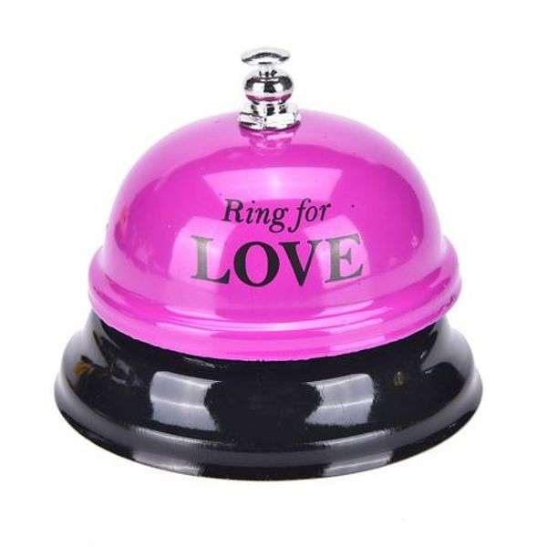 PINK NOVELTY BAR BELL - RING FOR LOVE