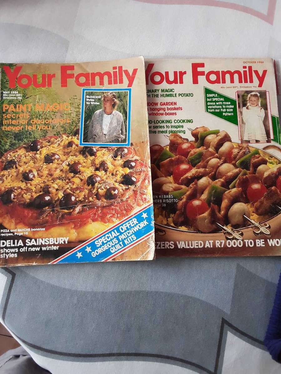 Your Family Magazine --- 11 copies from 1979 to 1985.