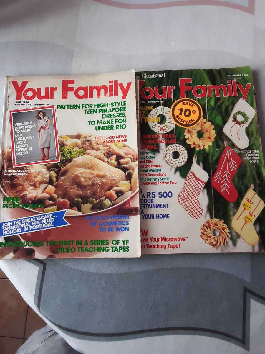 Your Family Magazine --- 11 copies from 1979 to 1985.