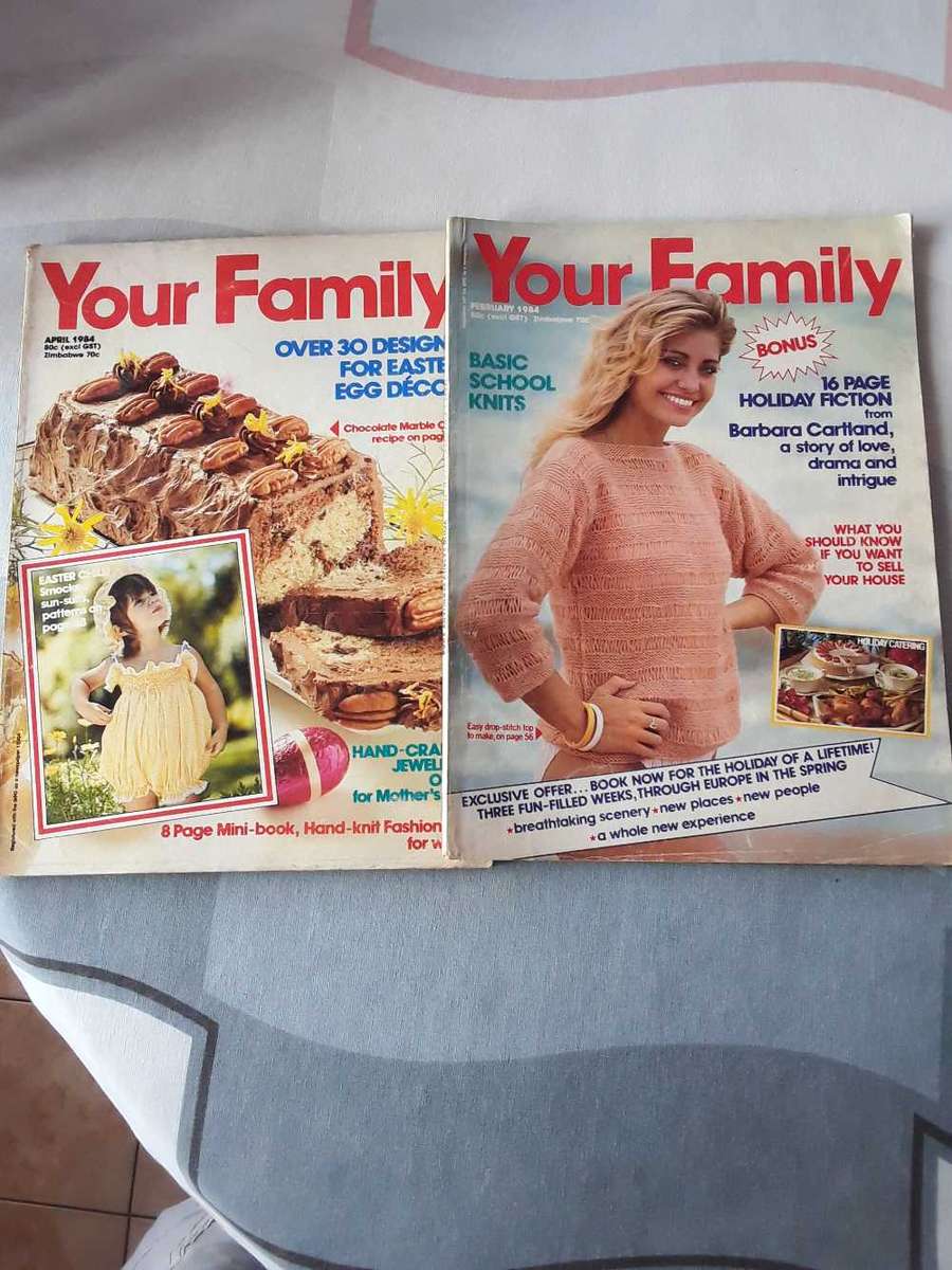 Your Family Magazine --- 11 copies from 1979 to 1985.