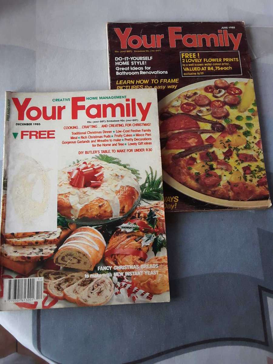 Your Family Magazine --- 11 copies from 1979 to 1985.