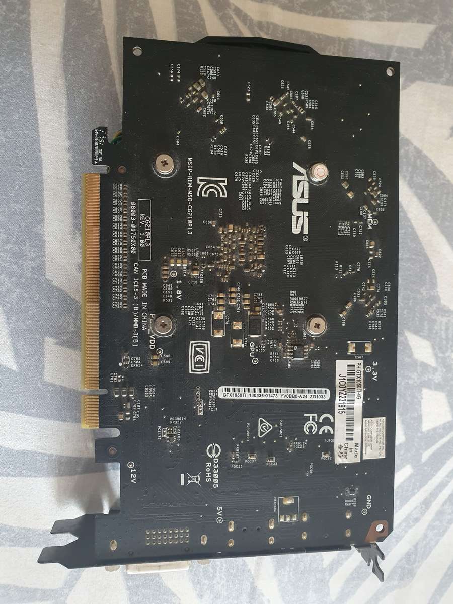 Asus GTX 1050 Ti 4GB (Used) Graphics card (GPU)