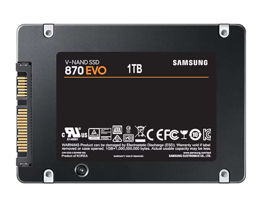 Samsung 870 Evo 1TB 2.5" SATA III SSD