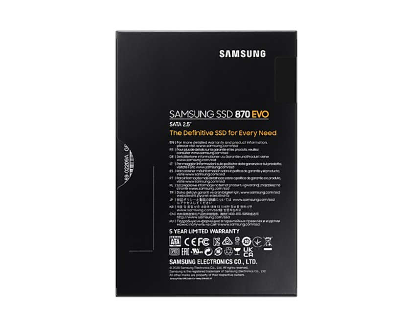 Samsung 870 Evo 1TB 2.5" SATA III SSD