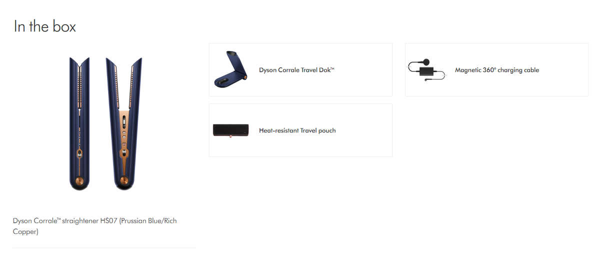 Dyson Corrale Hair Straightener  HS07