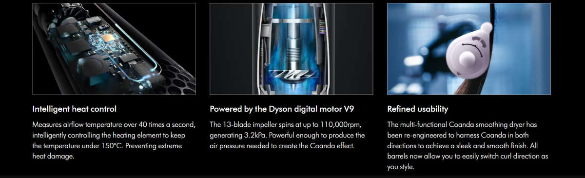 Dyson Airwrap Multi-Styler Complete Long (Bright Nickel Bright Copper)