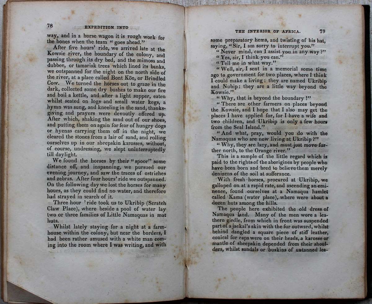 An Expedition of Discovery into the Interior of Africa. In Two Volumes. - Alexander, James Edward