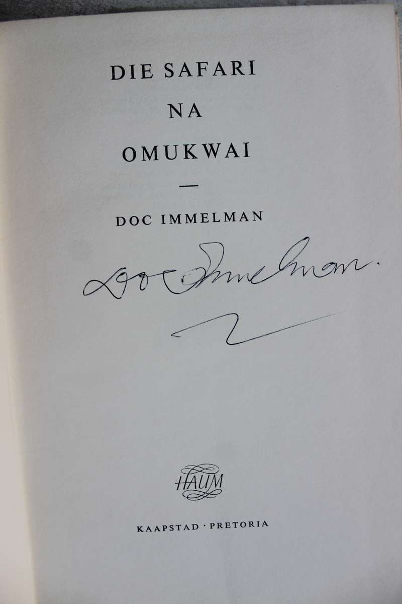 GETEKEN: Safari na Omukwai - Doc Immelman