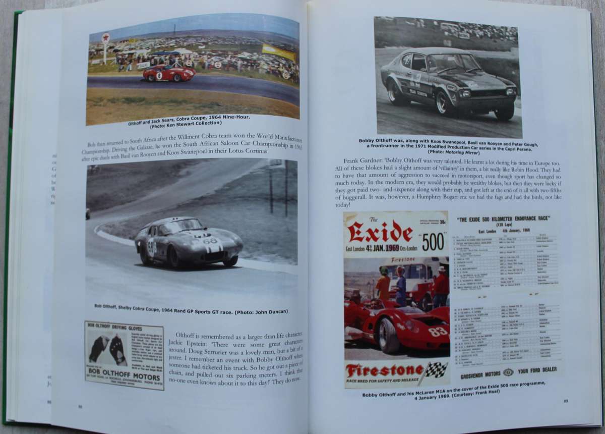 SIGNED: Mills, (Greg) SPRINGBOK SERIES - An era of Sports and Saloon Car Racing in Southern Africa