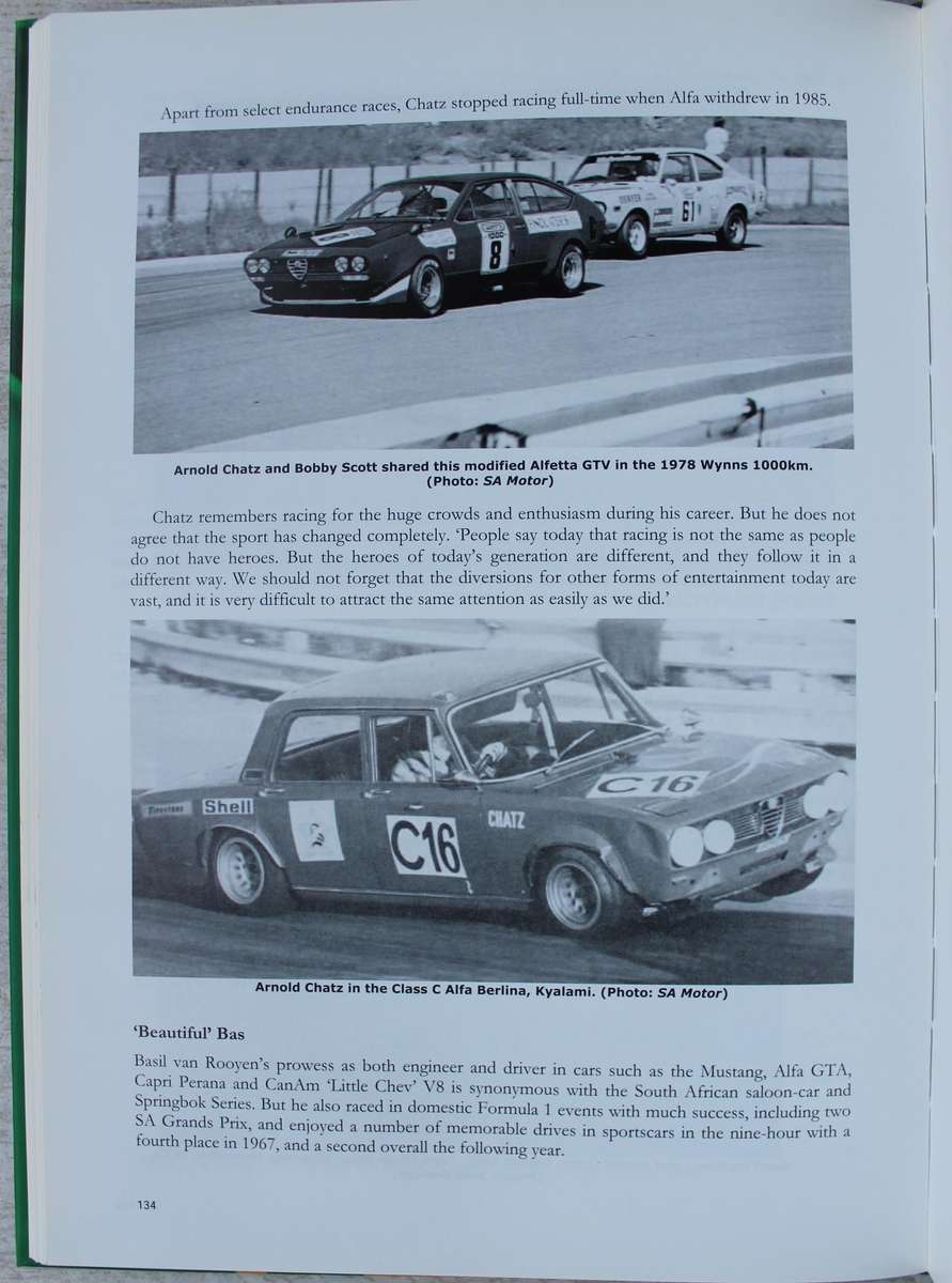 SIGNED: Mills, (Greg) SPRINGBOK SERIES - An era of Sports and Saloon Car Racing in Southern Africa