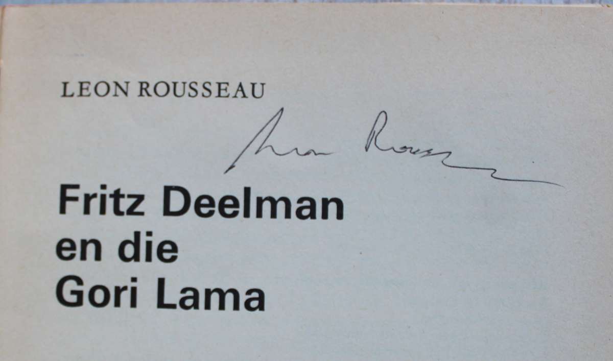 GETEKEN: Fritz Deelman Versameling volledig - Rousseau