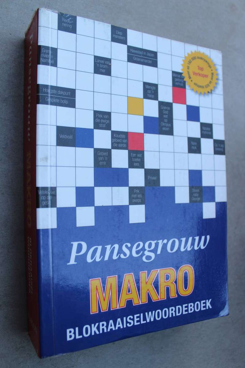 Pansegrouw Makro Blokraaiwoordeboek / blokraai