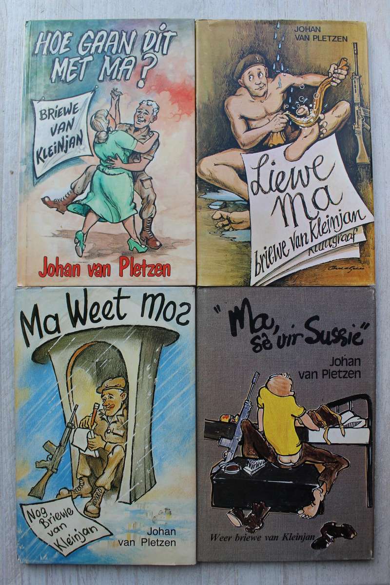 4 x Boeke - Ma Weet Mos. Nog Briewe van Kleinjan Kluitgraaf / Johan van Pletzen