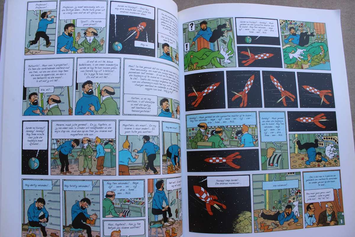 Verkenners op die maan / Die avonture van Kuifie
