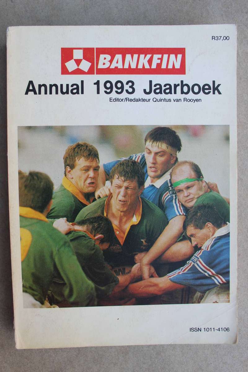 SA Bankfin Rugby Annual 1993 Jaarboek