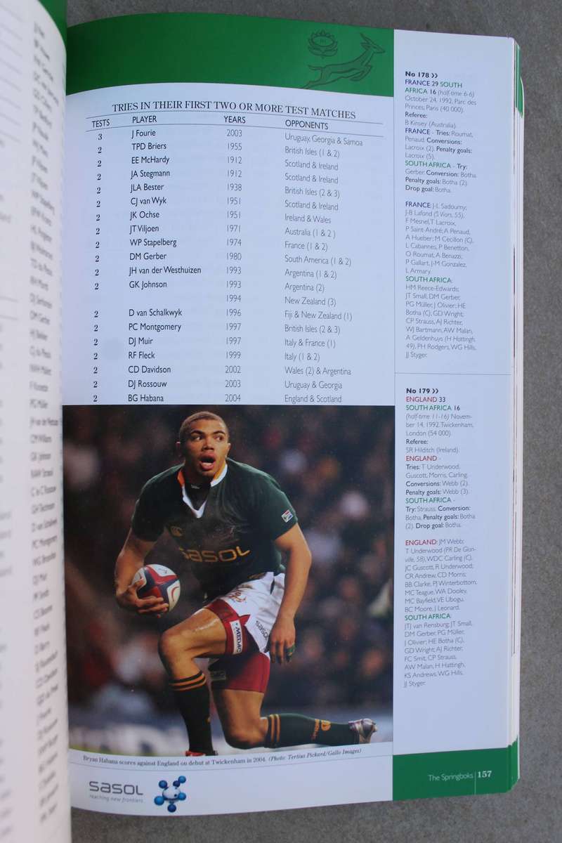 The Complete book of Springbok Rugby Records - Kobus Smit