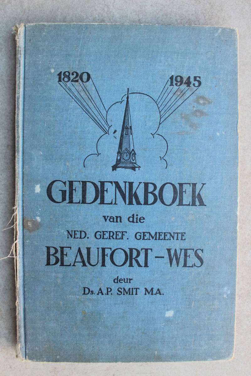 1920 - 1945 Nederduits Gereformeerde Gemeente Beaufort-Wes