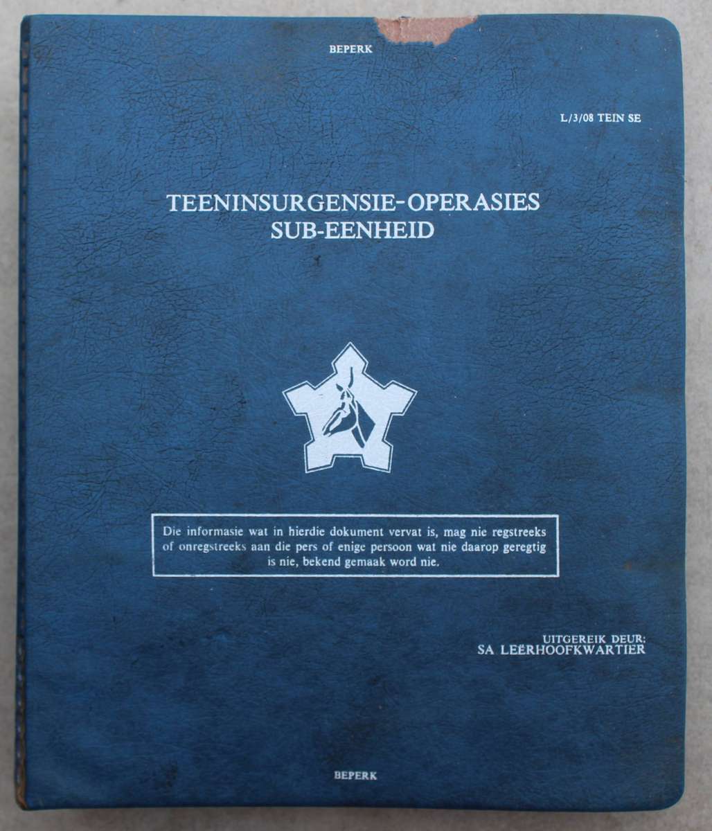 SAW / SADF Teeninsurgensie- Operasies Sub-Eenheid