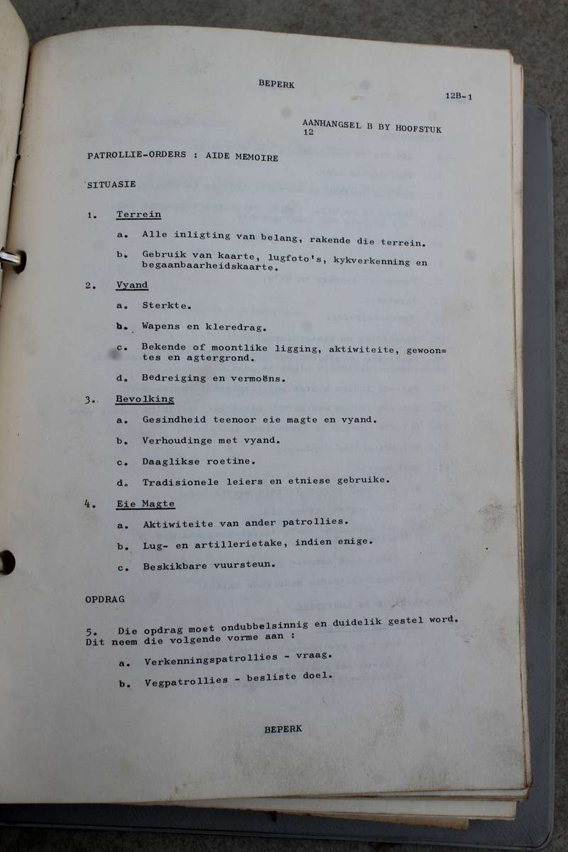 SAW / SADF Teeninsurgensie- Operasies Sub-Eenheid