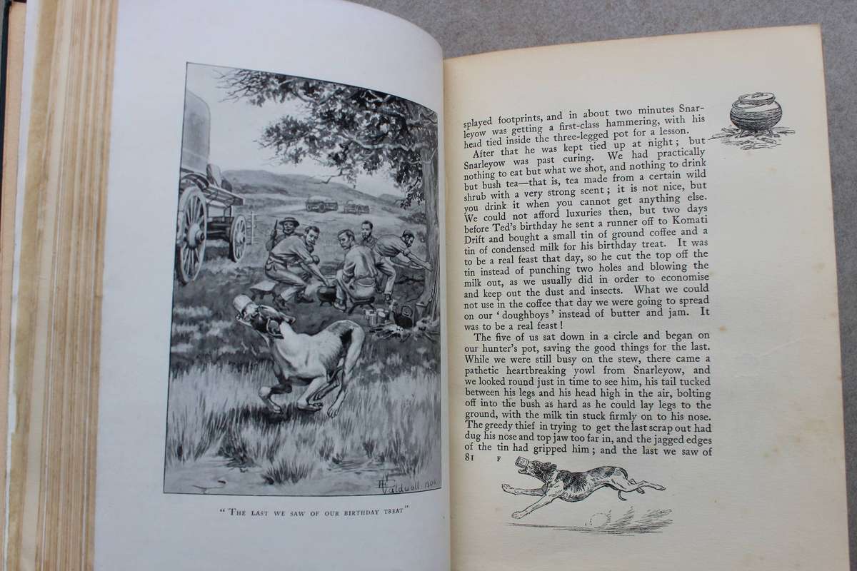 JOCK OF THE BUSHVELD by Percy Fitzpatrick 3rd. impression (1907) WITH ALL THE INCORRECT DUNG BEETLES