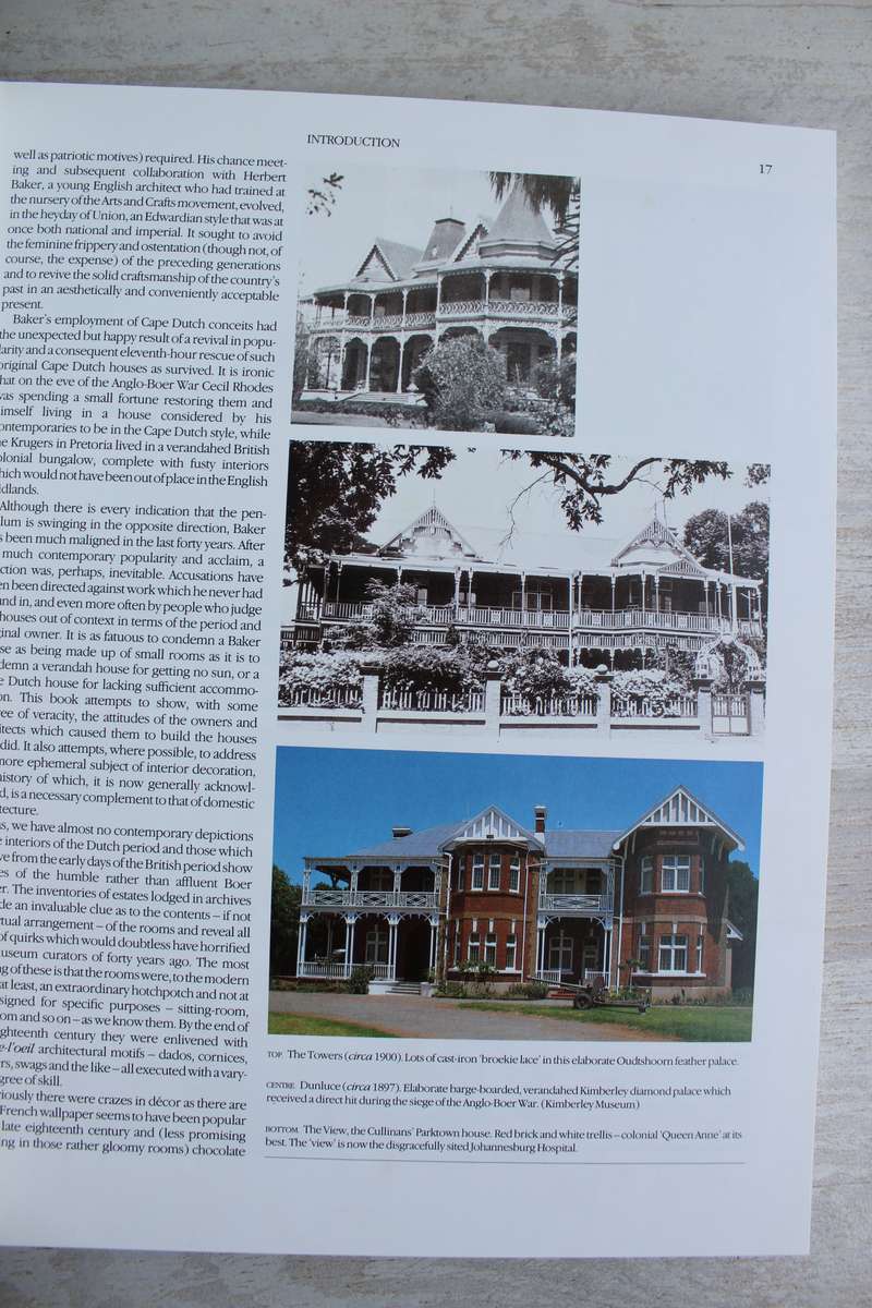Colonial Houses of South Africa - Graham Viney - photographs by Alain Proust