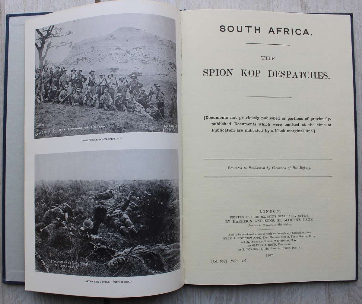 Anglo Boer War THE SPION KOP DESPATCHES