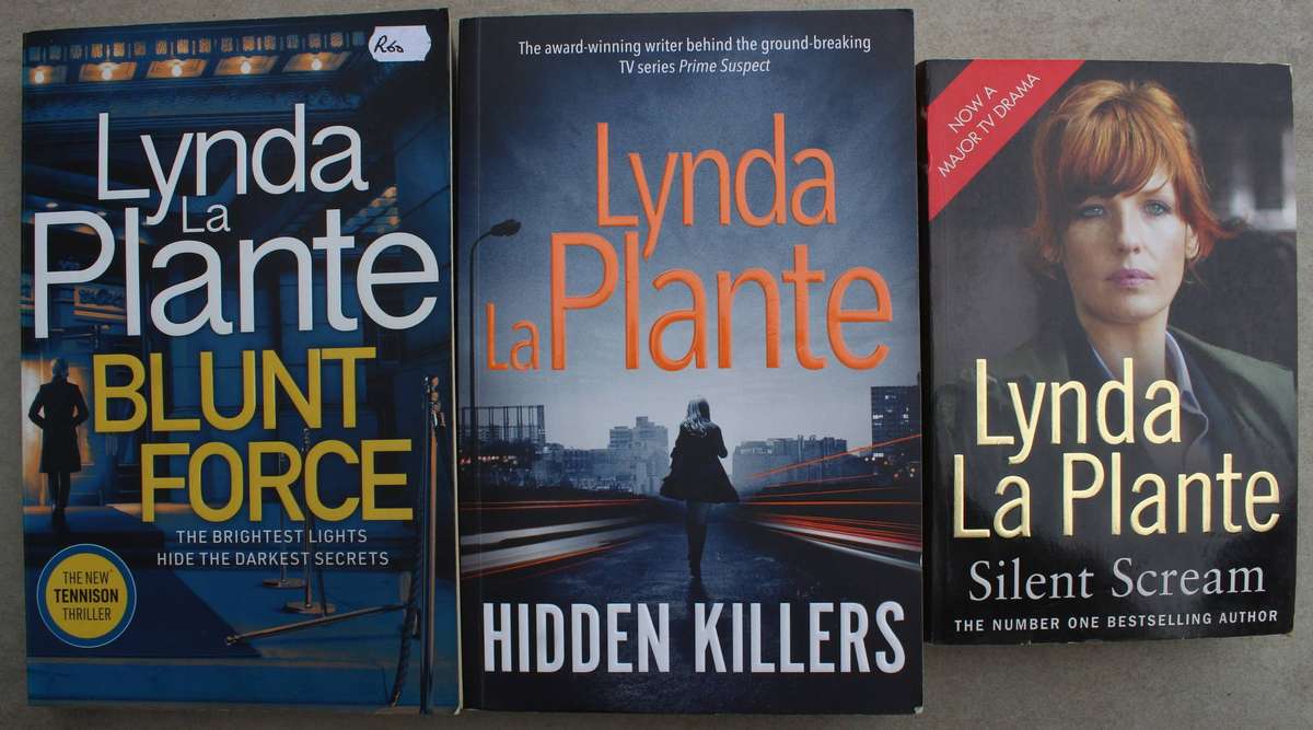 Lynda La Plante - set of 3 books