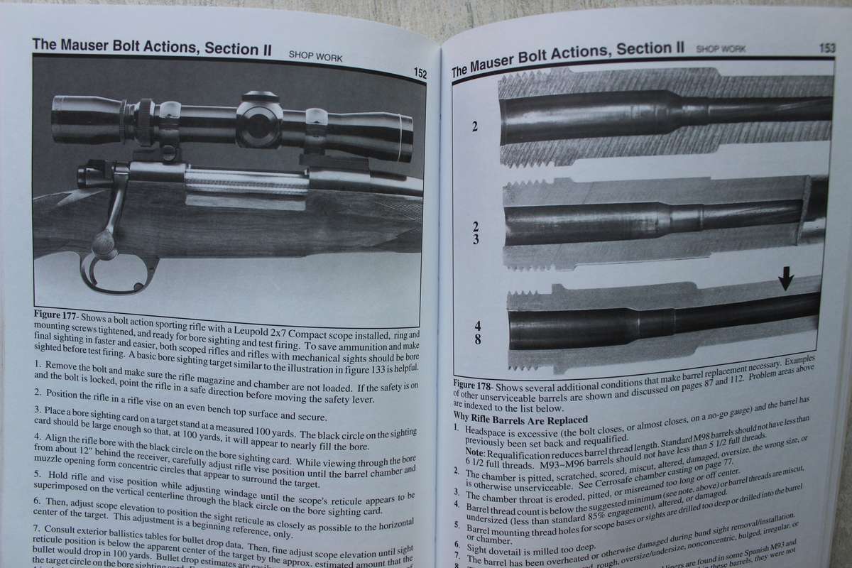 The Mauser M91 to M98 Bolt Actions - Shop Manual  / Kuhnhausen