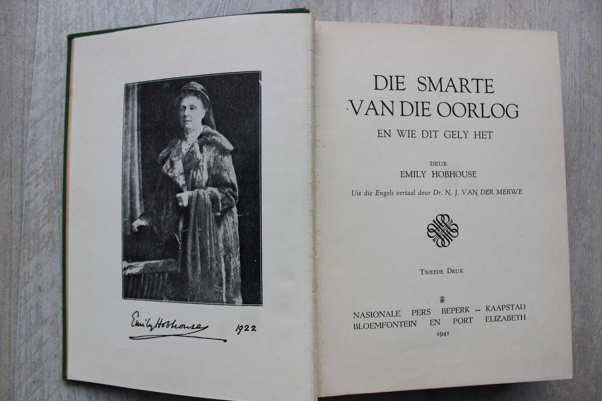 DIE SMARTE VAN DIE OORLOG EN WIE DIT GELY HET-  Emily Hobhouse
