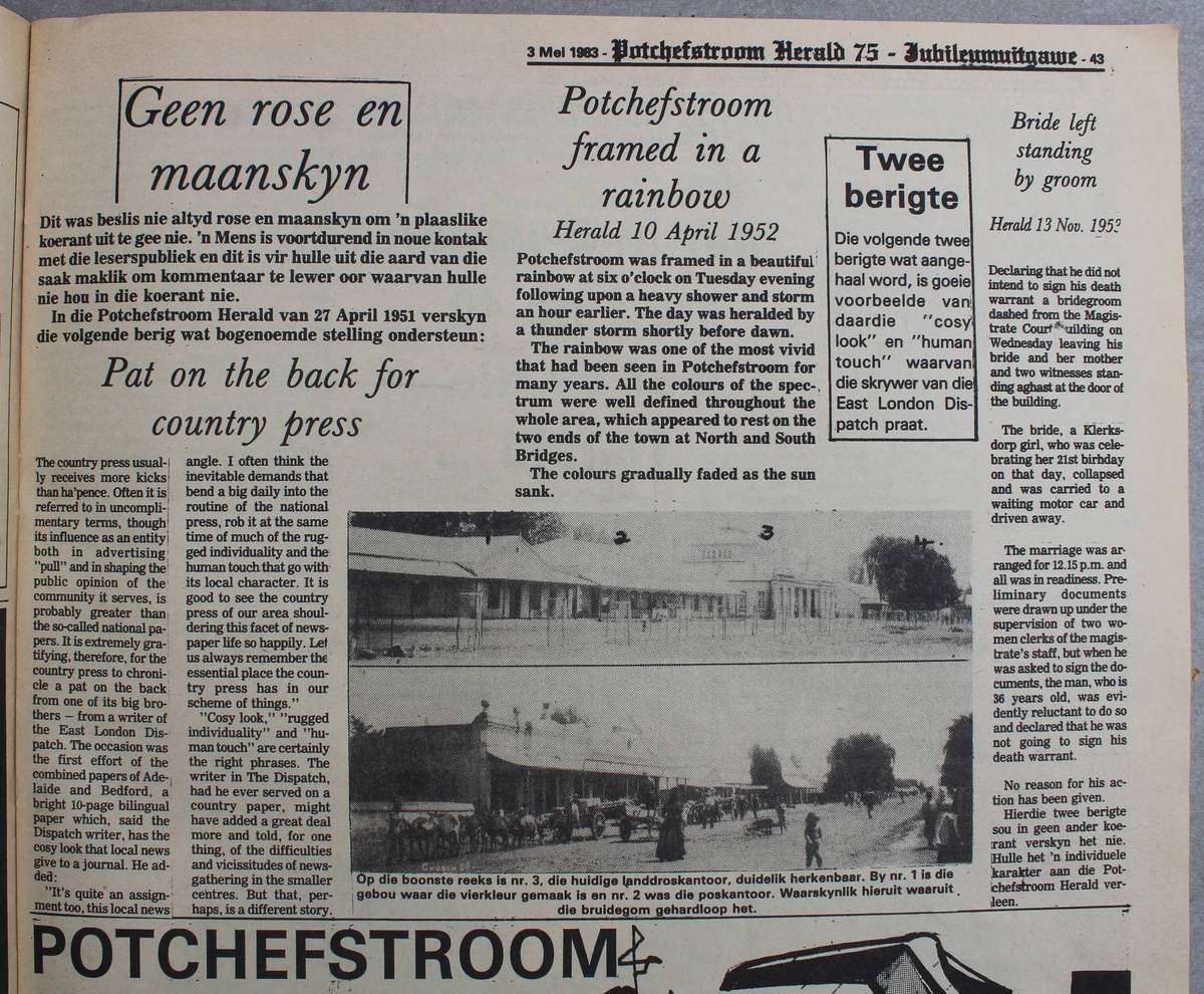 Potchefstroom Herald 75 years / 1908 - 1983