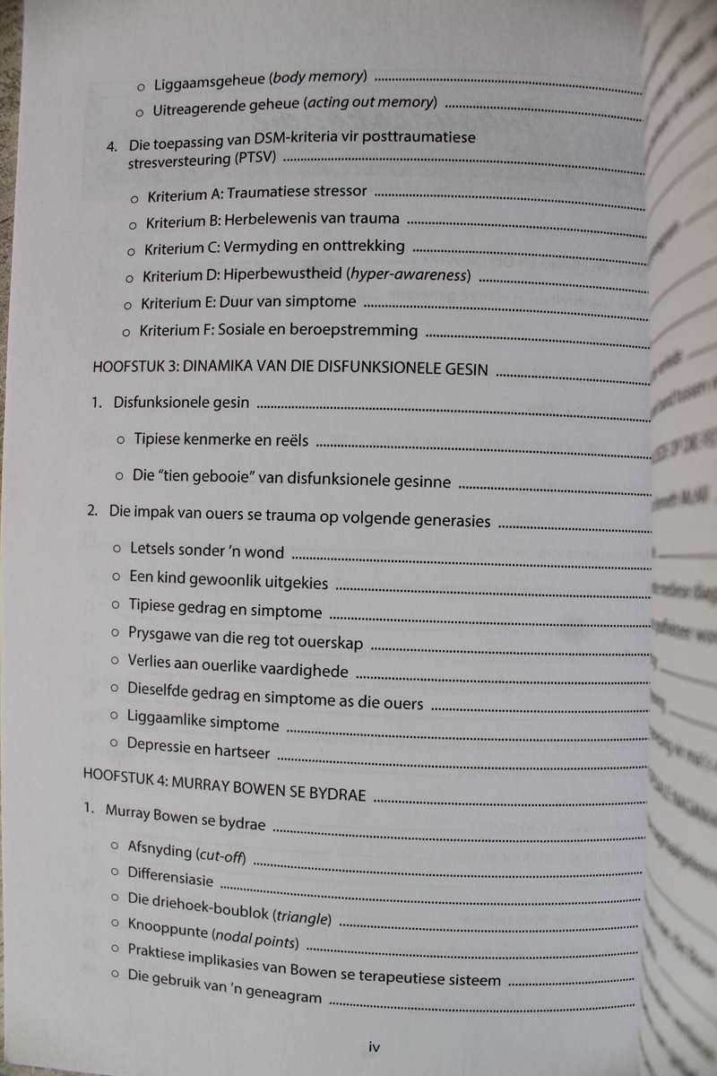 Generasie bagasie: die onverwerkte pyn wat van geslag na geslag oorgedra word