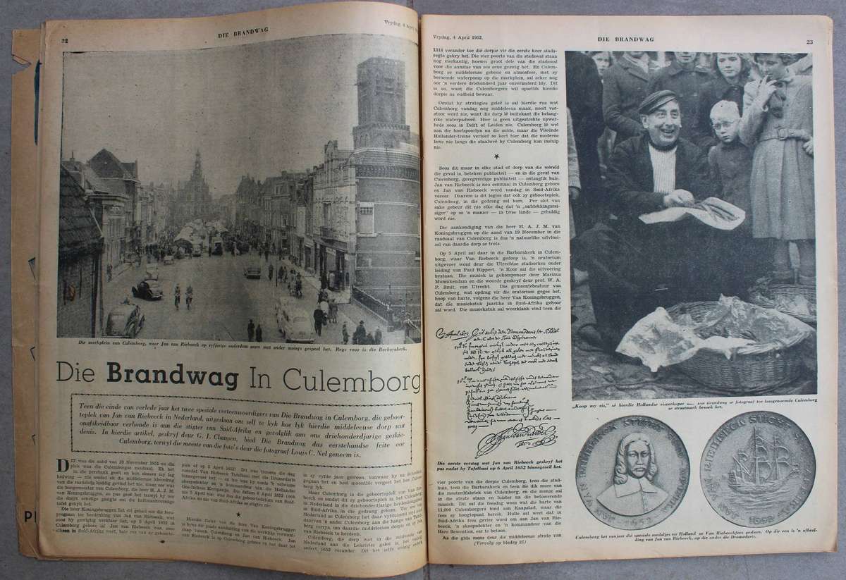 Die Brandwag Tydskrif 1652 - 1952    / 4 April 1952