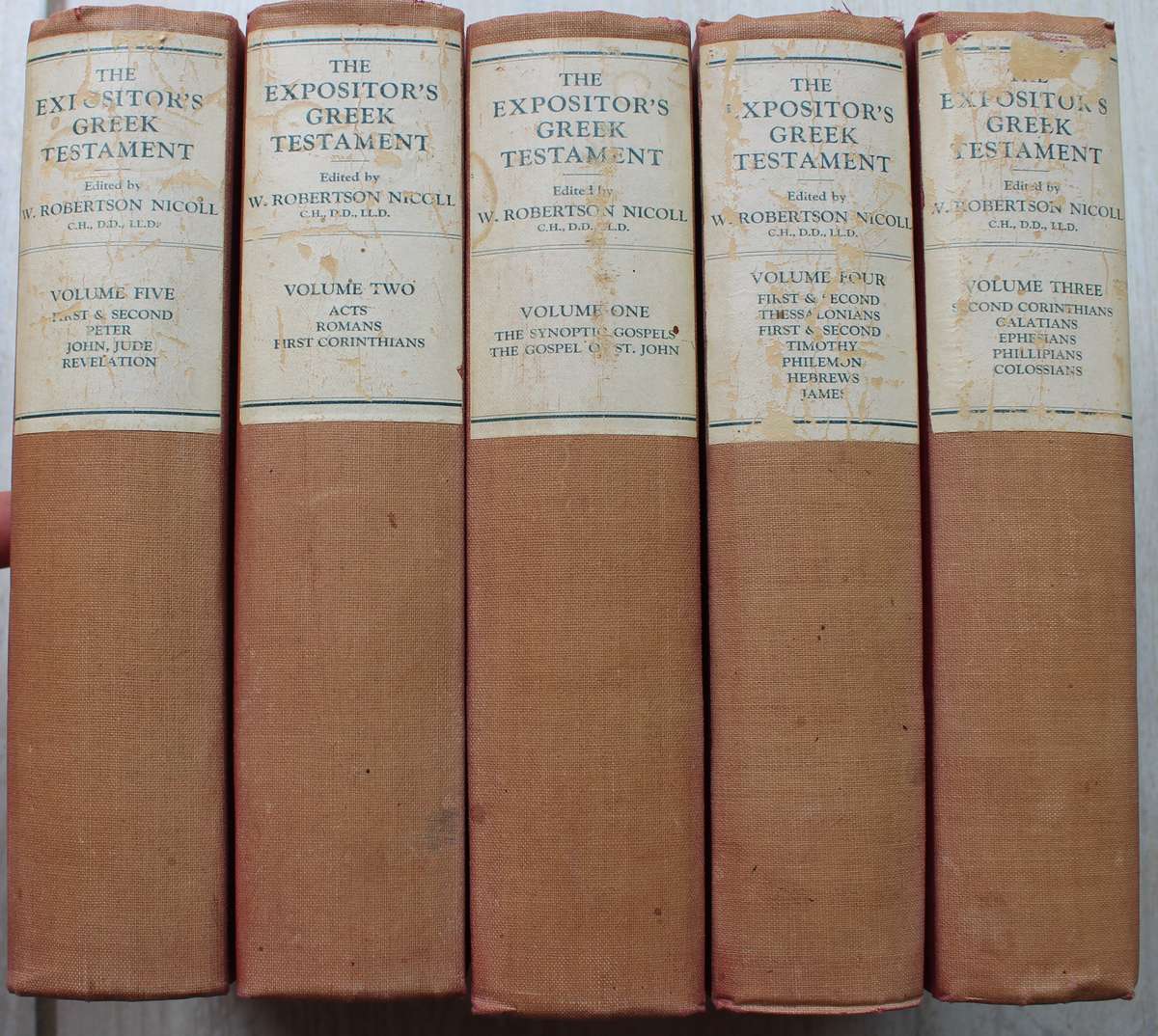 The Expositor's Greek Testament - 5 volumes