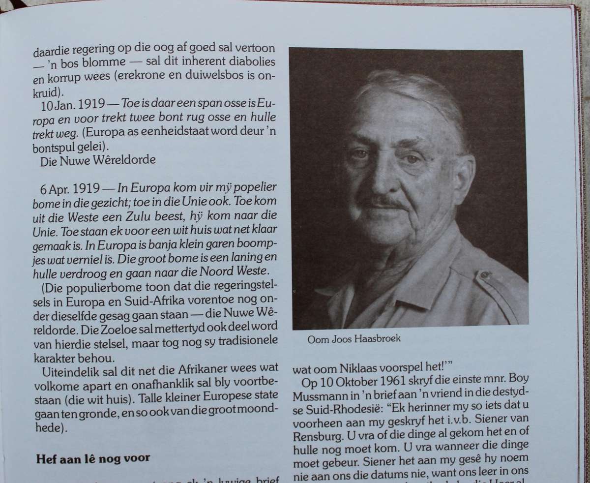 Siener van Rensburg 70 - Adriaan Snyman