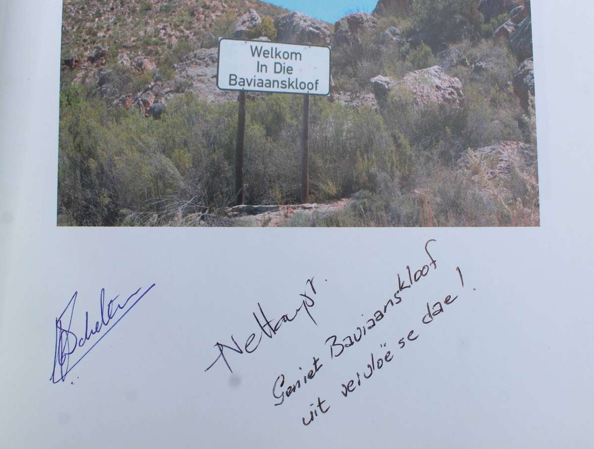 GETEKEN: Baviaanskloof  - JC Scheltema & Haupt