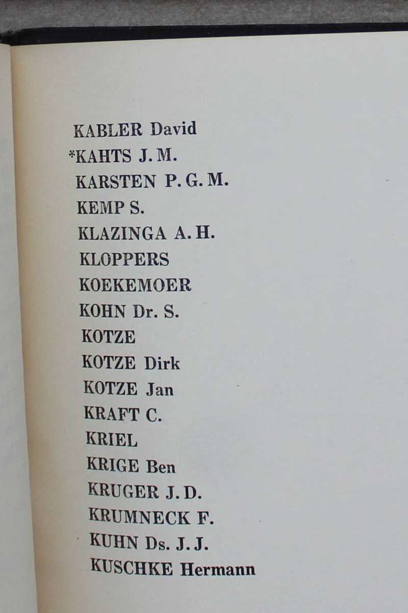 Die Stamvaders van Lichtenburg 1883 - 1915