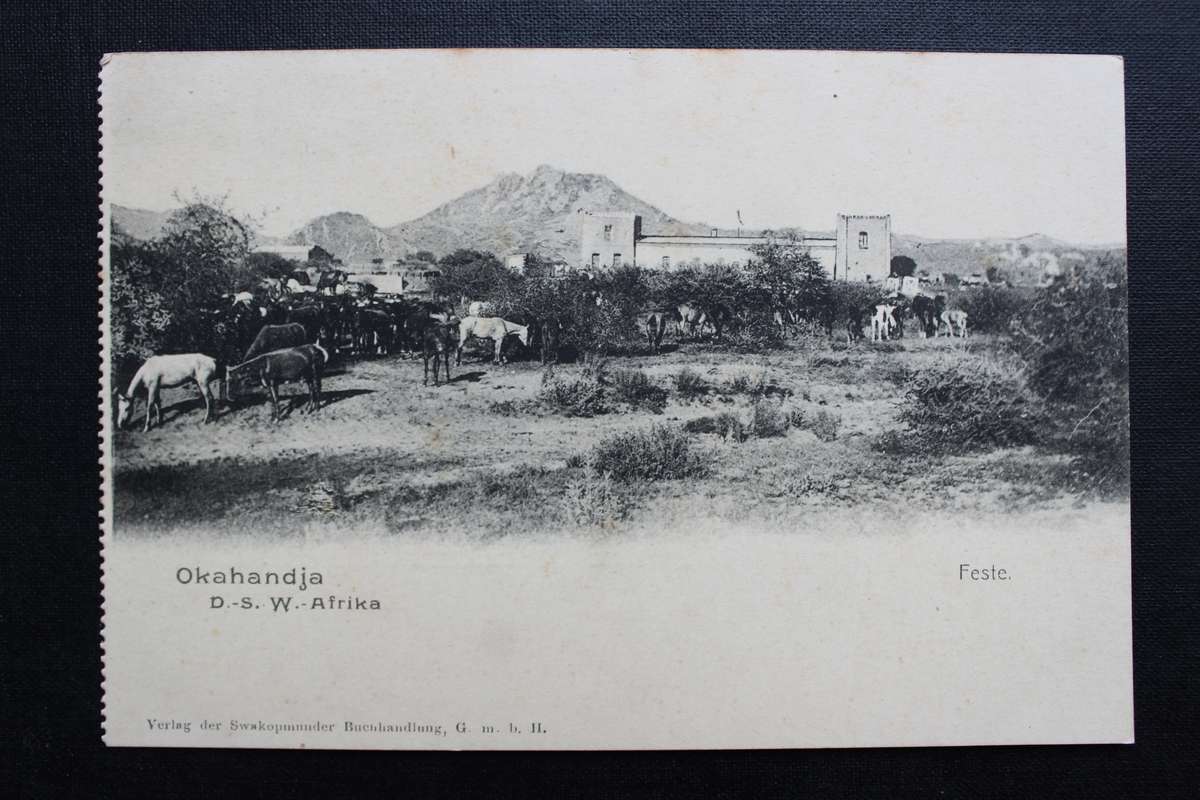 Post Card postcard DSWA Deutsch Sud-West-Africa - Omaruru Feste