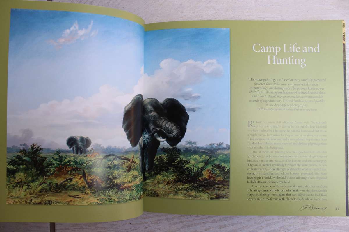 Signed - THOMAS BAINES, the Victoria Falls - a thousand beauties / Jonathan Waters